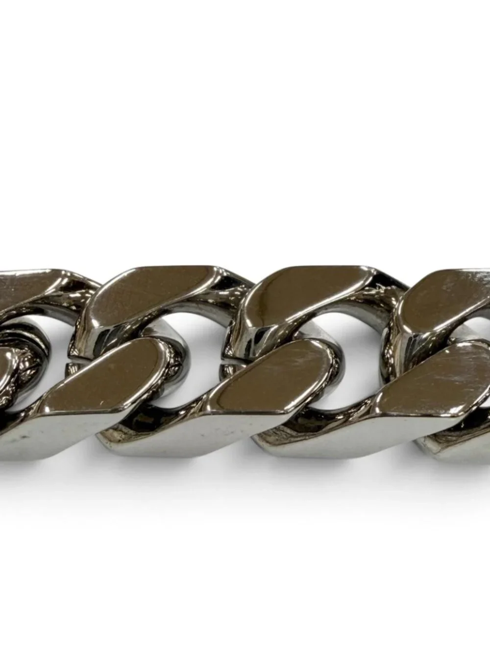 Louis Vuitton Monogram Chain Bracelet Silver M Box Included
